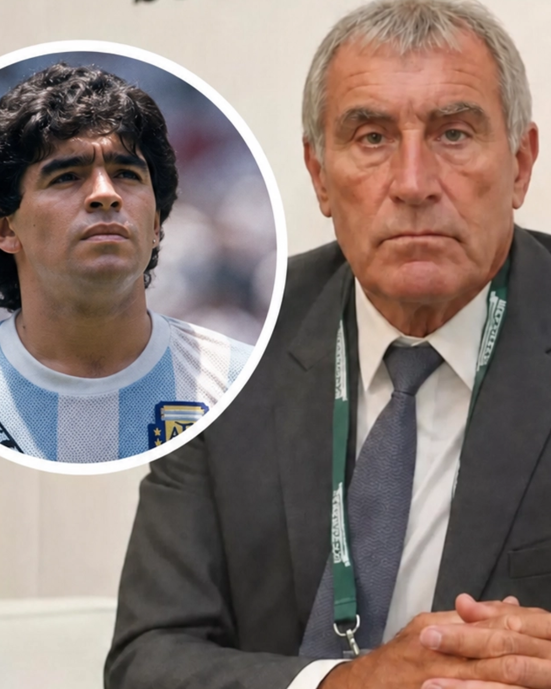 Peter Shilton, arquero de Inglaterra en el Mundial México 1986, recordando la Mano de Dios de Diego Maradona en el contexto del documental El Partido, estrenado en 2026